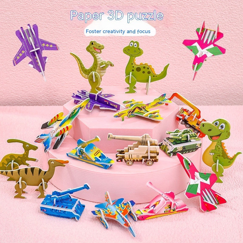 Cartoon Dinosaur 3D Puzzle For Children