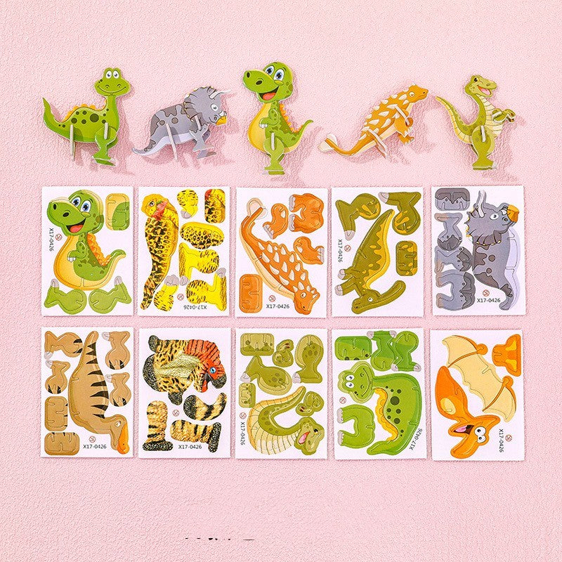 Cartoon Dinosaur 3D Puzzle For Children